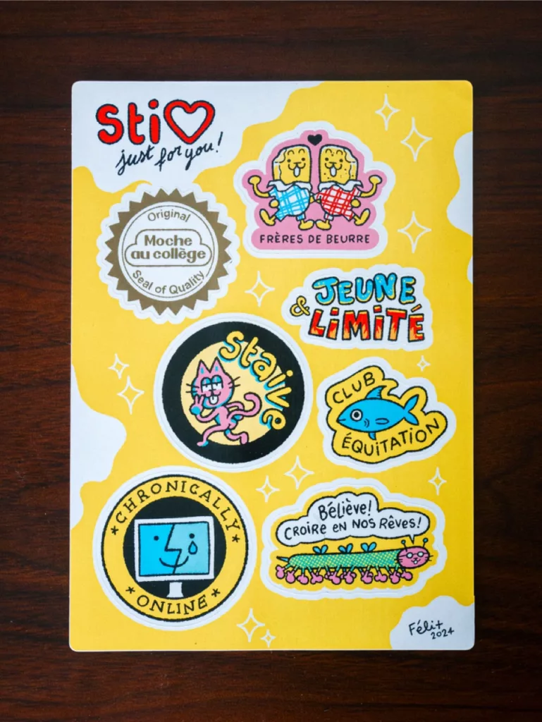 Planche de Stickers